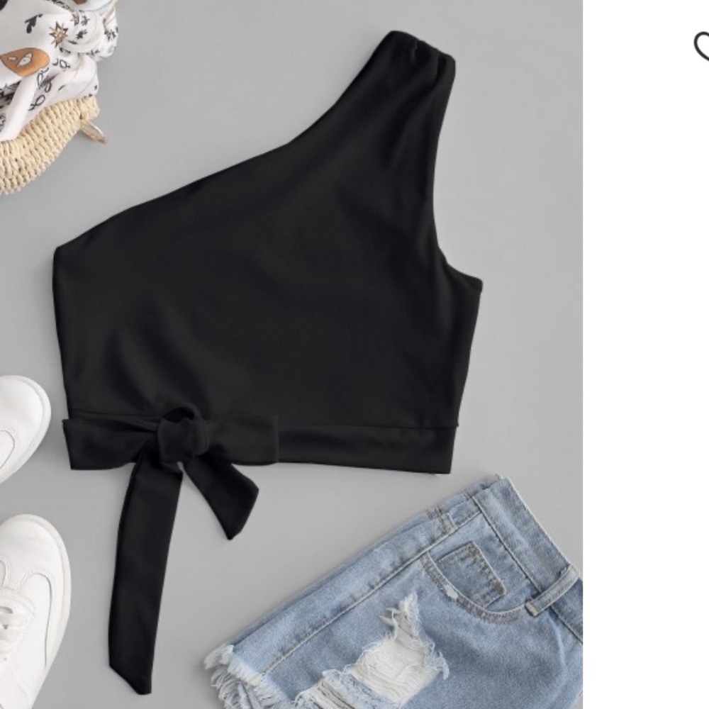 One shoulder zaful tank top